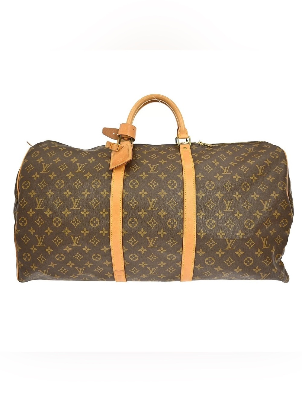 Authentic Louis Vuitton keepall 60 monogram travel duffle bag unisex